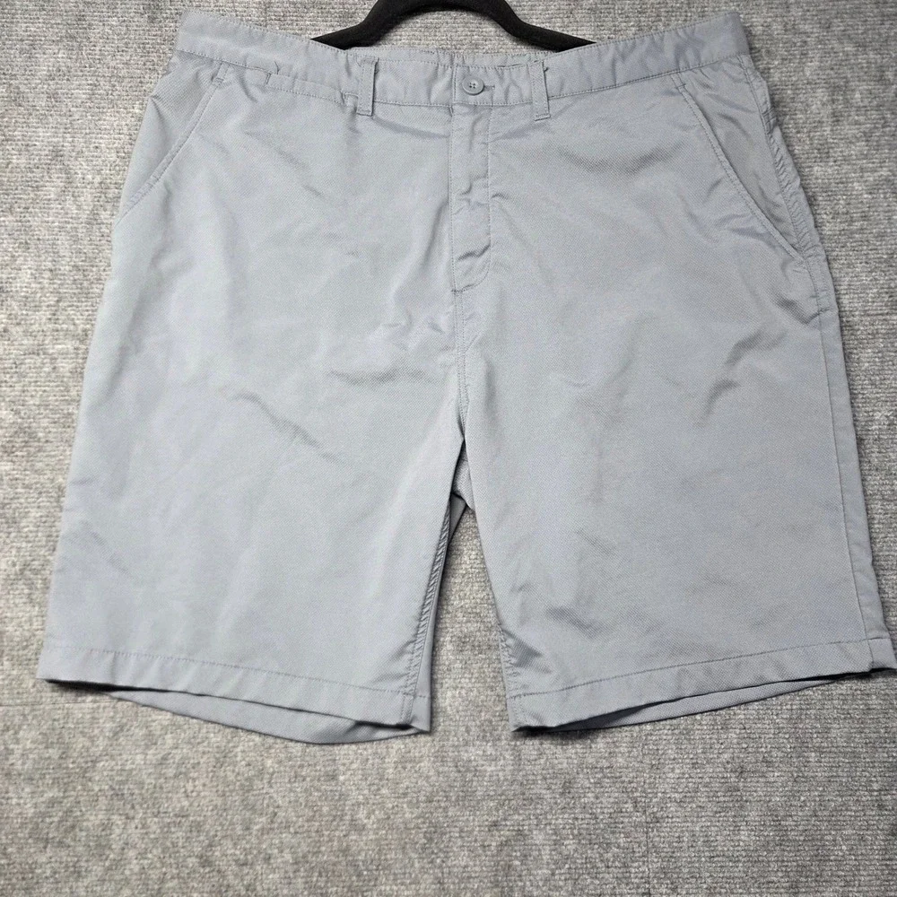 Johnnie-O Prep-Formance Shorts Mens 36 Cloudburst Gray Stretch Golf 9